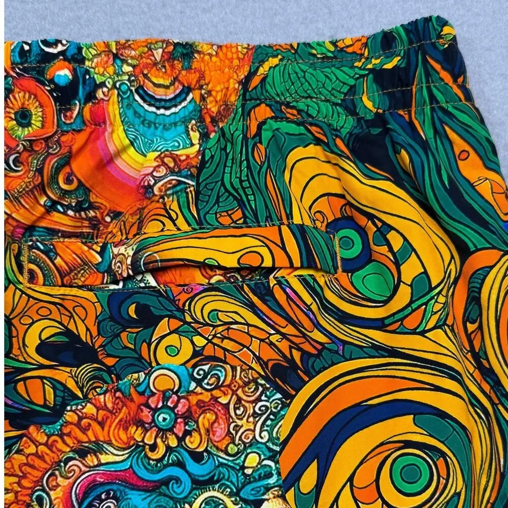 The AGTAWH Delic Print Swim Shorts Multi, XL $75